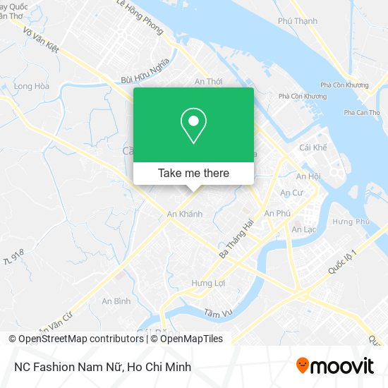 NC Fashion Nam Nữ map