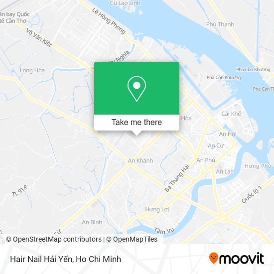 Hair Nail Hải Yến map