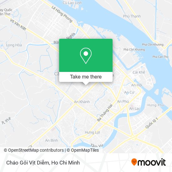 Cháo Gỏi Vịt Diễm map