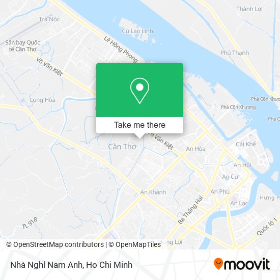 Nhà Nghỉ Nam Anh map