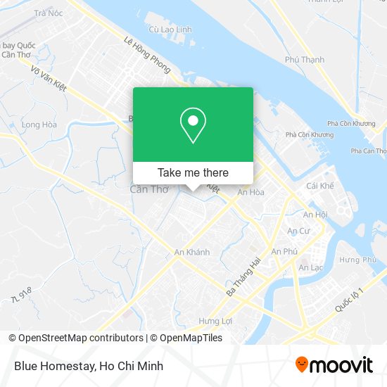 Blue Homestay map