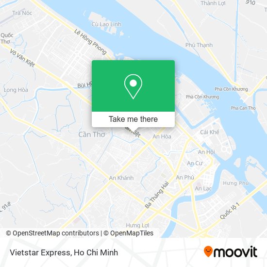 Vietstar Express map