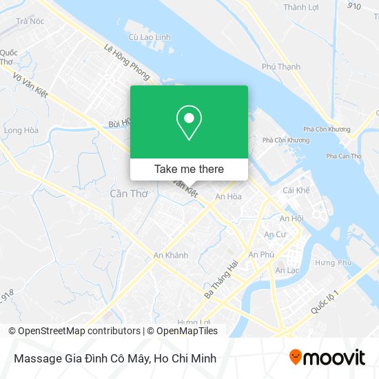 Massage Gia Đình Cô Mây map