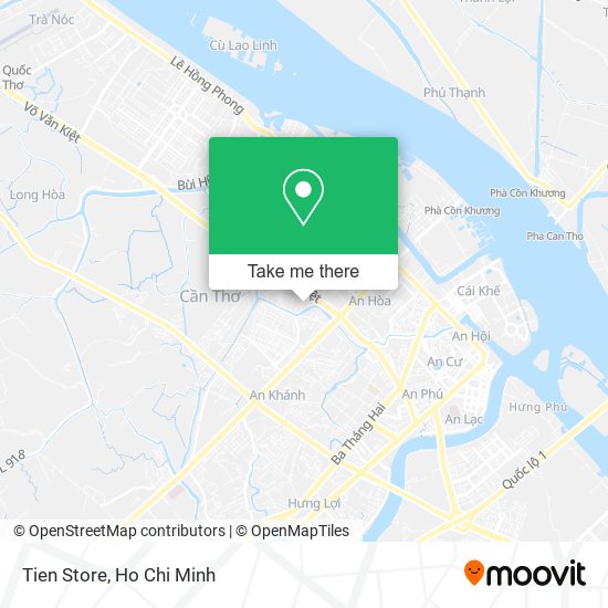 Tien Store map