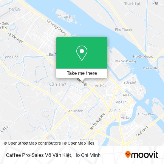 Caffee Pro-Sales Võ Văn Kiệt map