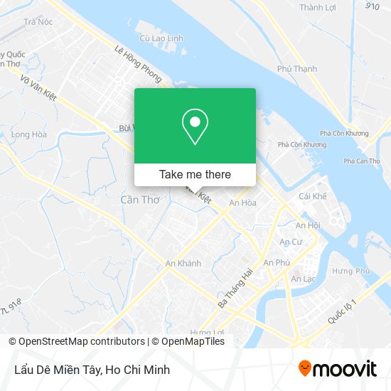 Lẩu Dê Miền Tây map