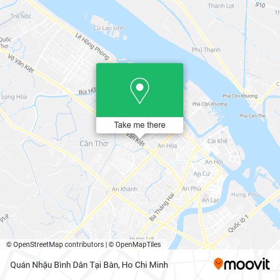 Quán Nhậu Bình Dân Tại Bàn map