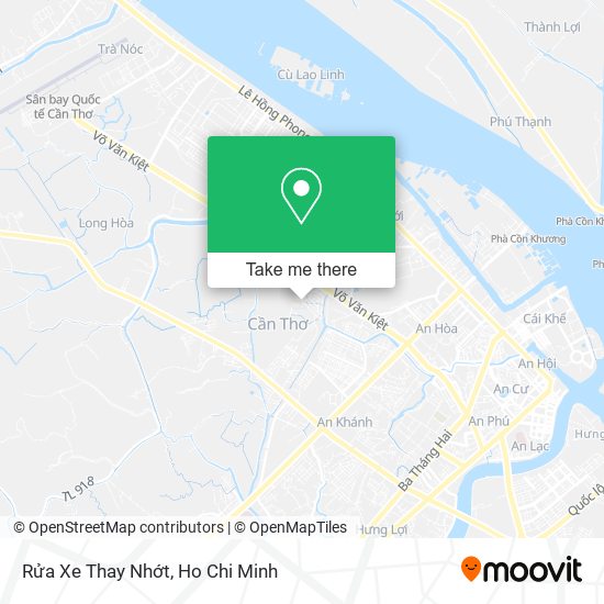 Rửa Xe Thay Nhớt map
