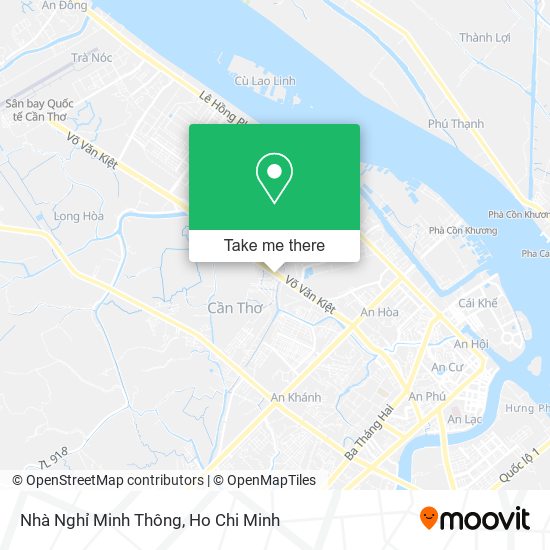 Nhà Nghỉ Minh Thông map