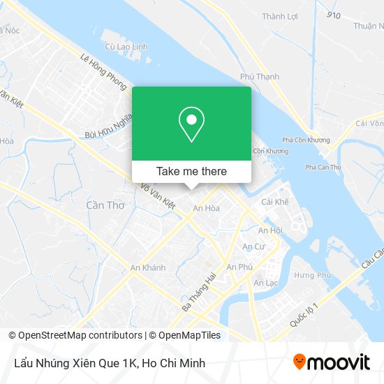 Lẩu Nhúng Xiên Que 1K map