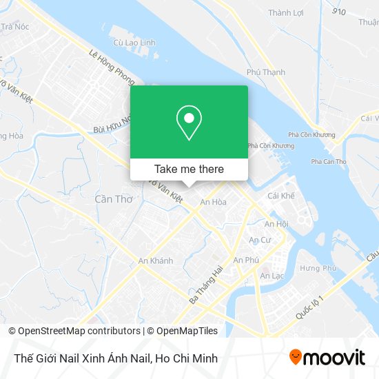 Thế Giới Nail Xinh Ánh Nail map