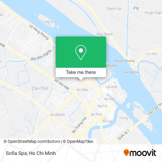 Sofia Spa map