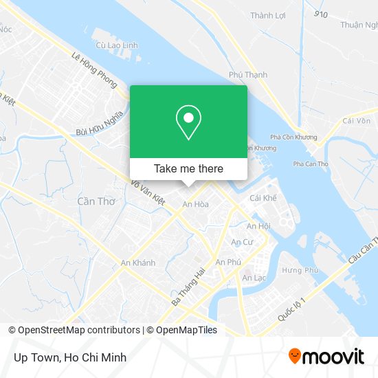 Up Town map