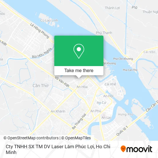 Cty TNHH SX TM DV Laser Lâm Phúc Lợi map