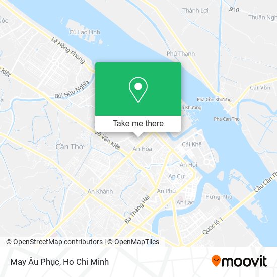May Âu Phục map
