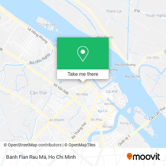 Bánh Flan Rau Má map