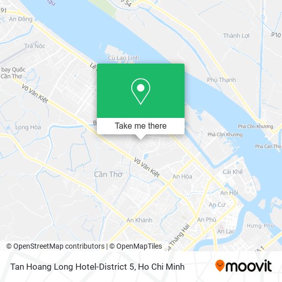 Tan Hoang Long Hotel-District 5 map