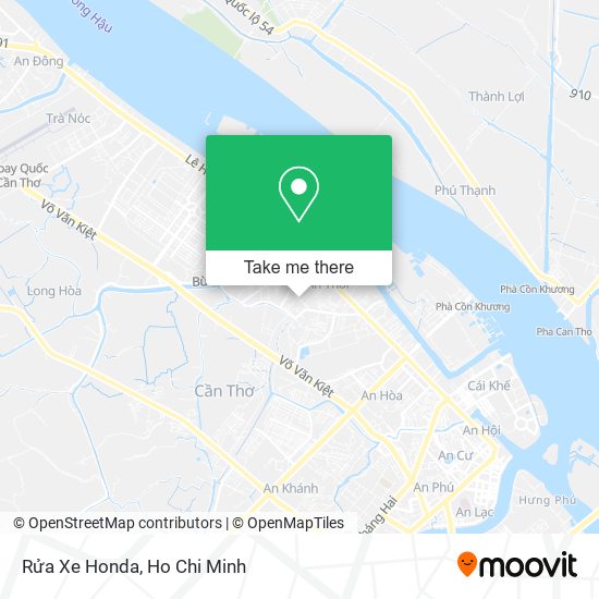 Rửa Xe Honda map