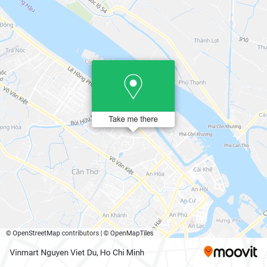 Vinmart Nguyen Viet Du map