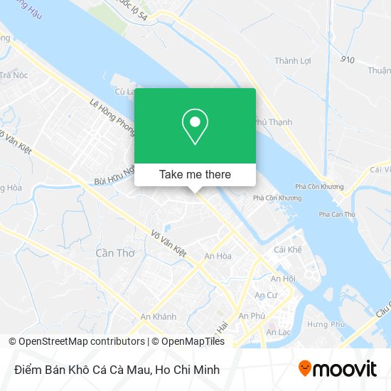 Điểm Bán Khô Cá Cà Mau map