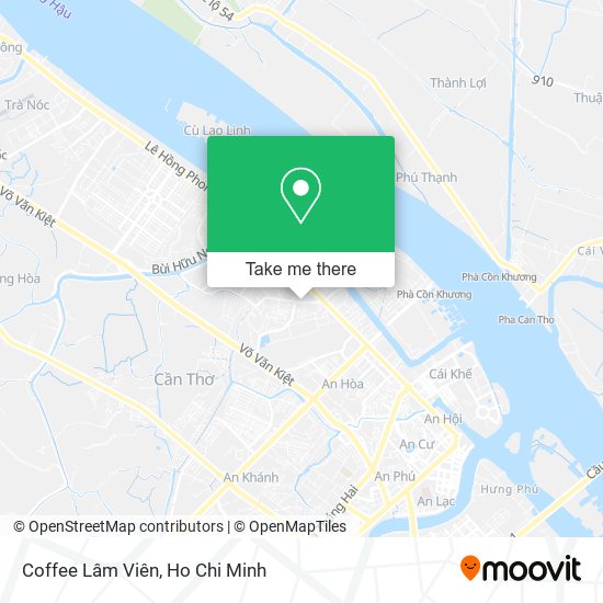 Coffee Lâm Viên map