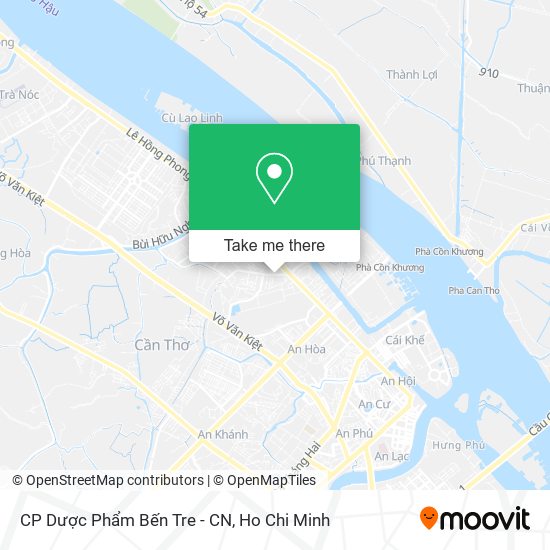 CP Dược Phẩm Bến Tre - CN map