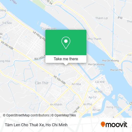 Tâm Len Cho Thuê Xe map