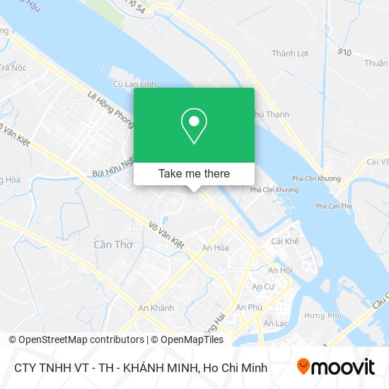 CTY TNHH VT - TH - KHÁNH MINH map