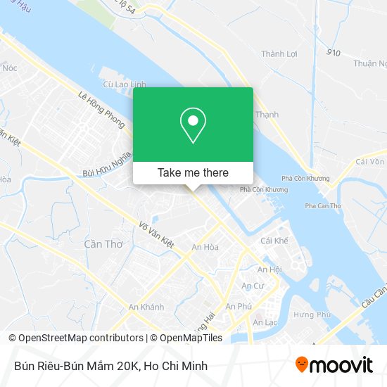 Bún Riêu-Bún Mắm 20K map