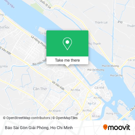 Báo Sài Gòn Giải Phóng map