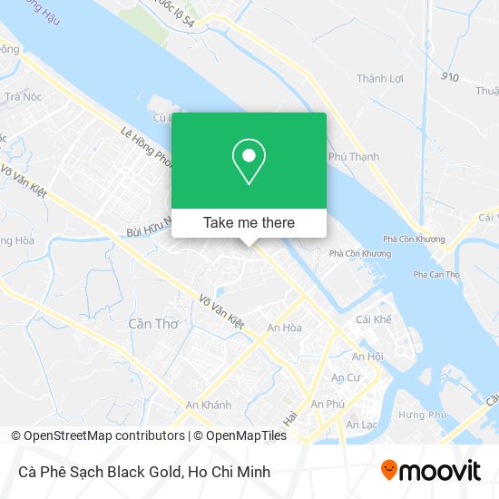 Cà Phê Sạch Black Gold map