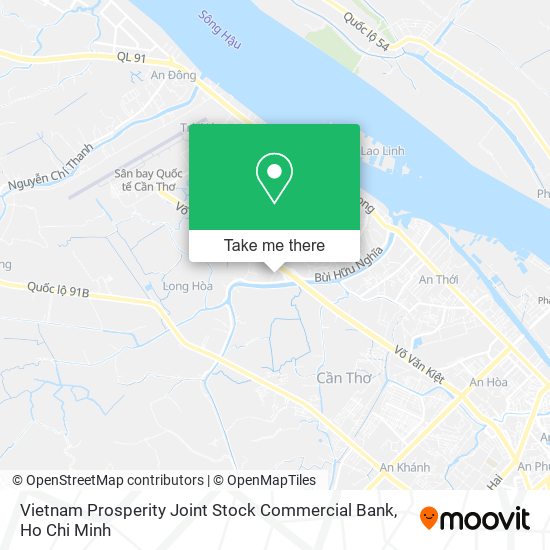 Vietnam Prosperity Joint Stock Commercial Bank map