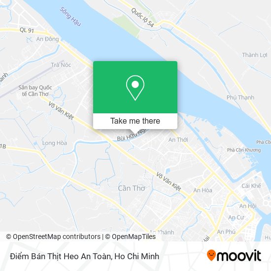 Điểm Bán Thịt Heo An Toàn map