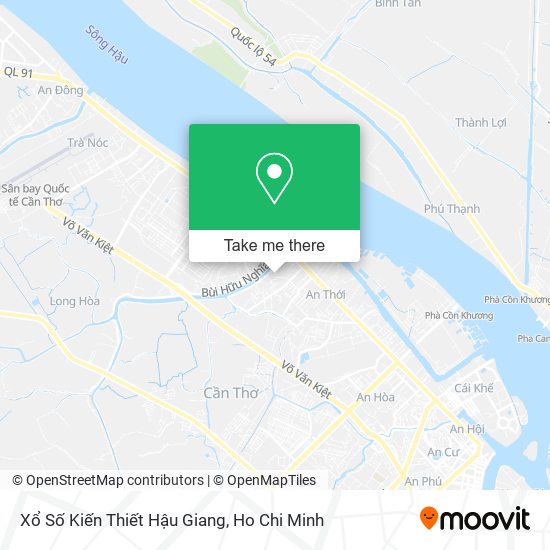Xổ Số Kiến Thiết Hậu Giang map