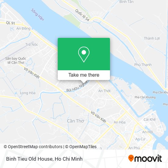 Binh Tieu Old House map