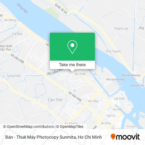 Bán - Thuê Máy Photocopy Sunmita map