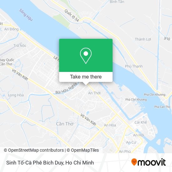 Sinh Tố-Cà Phê Bích Duy map