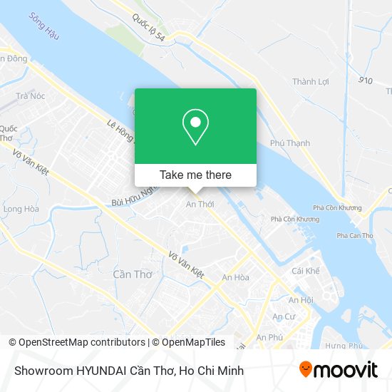 Showroom HYUNDAI Cần Thơ map