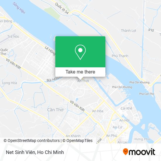 Net Sinh Viên map