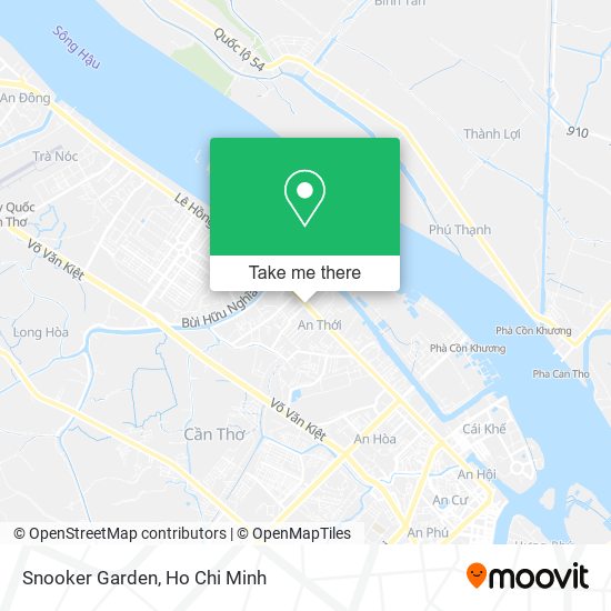 Snooker Garden map