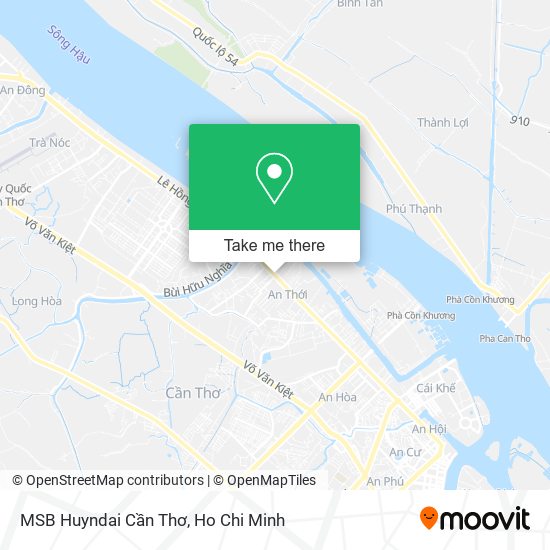 MSB Huyndai Cần Thơ map