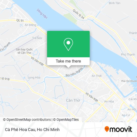 Cà Phê Hoa Cau map