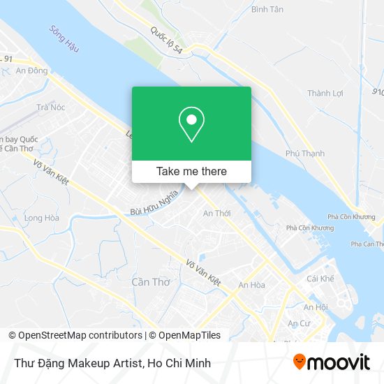 Thư Đặng Makeup Artist map