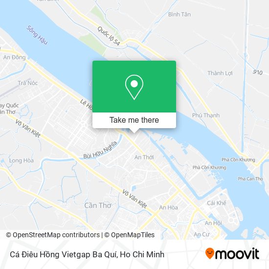 Cá Điêu Hồng Vietgap Ba Quí map