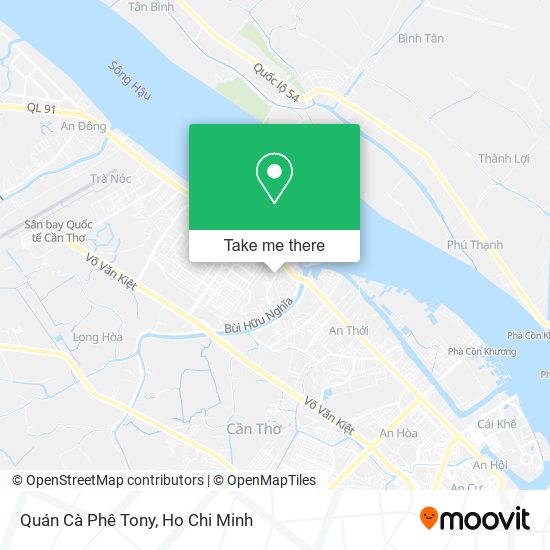 Quán Cà Phê Tony map