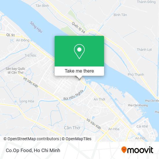 Co.Op Food map