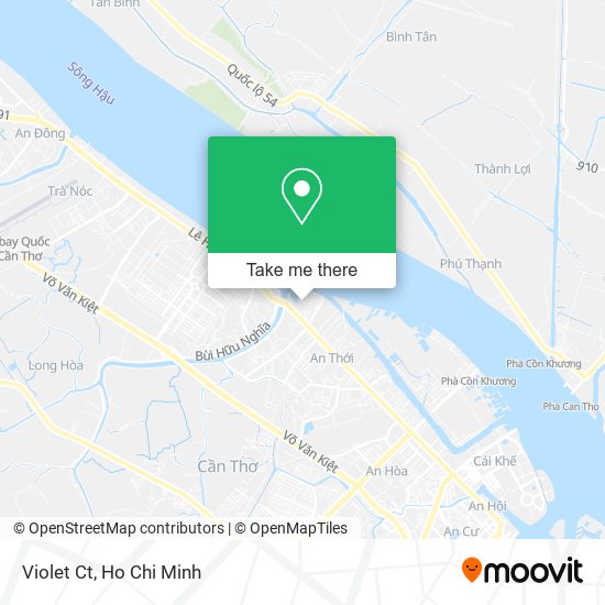 Violet Ct map