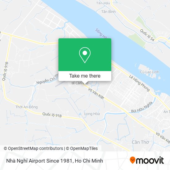 Nhà Nghỉ Airport Since 1981 map