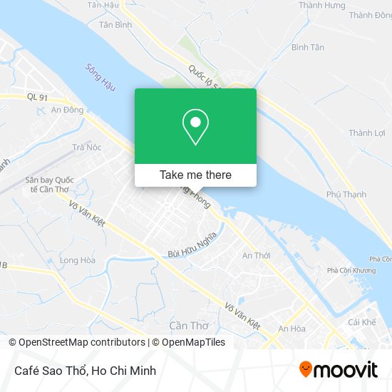 Café Sao Thổ map
