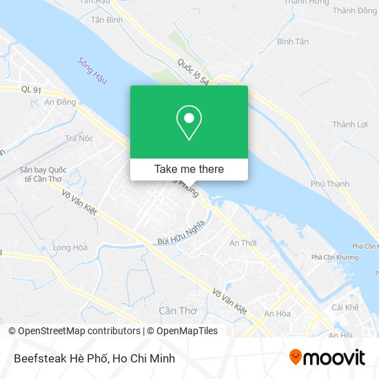 Beefsteak Hè Phố map